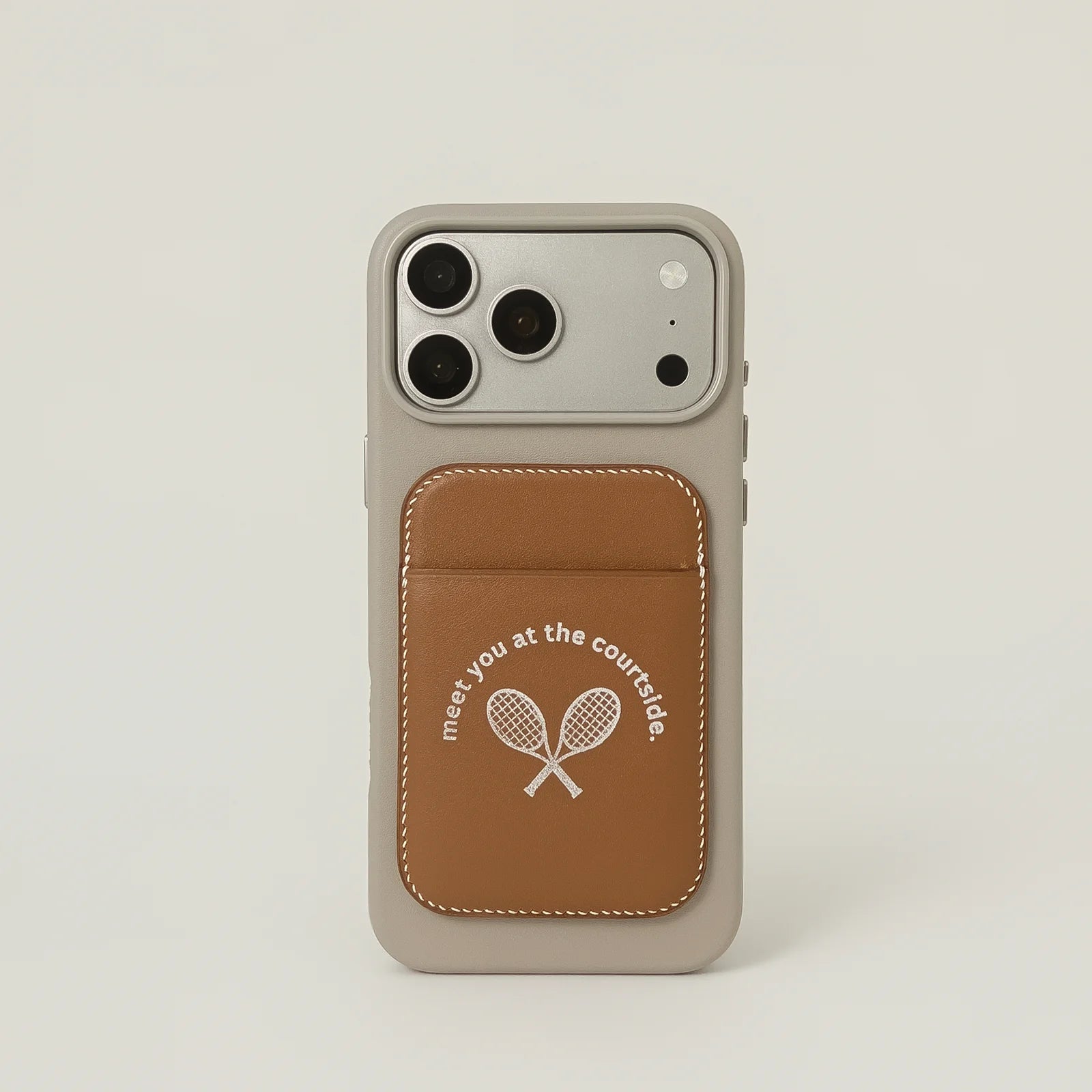 "Court-Side" MagSafe card holder.