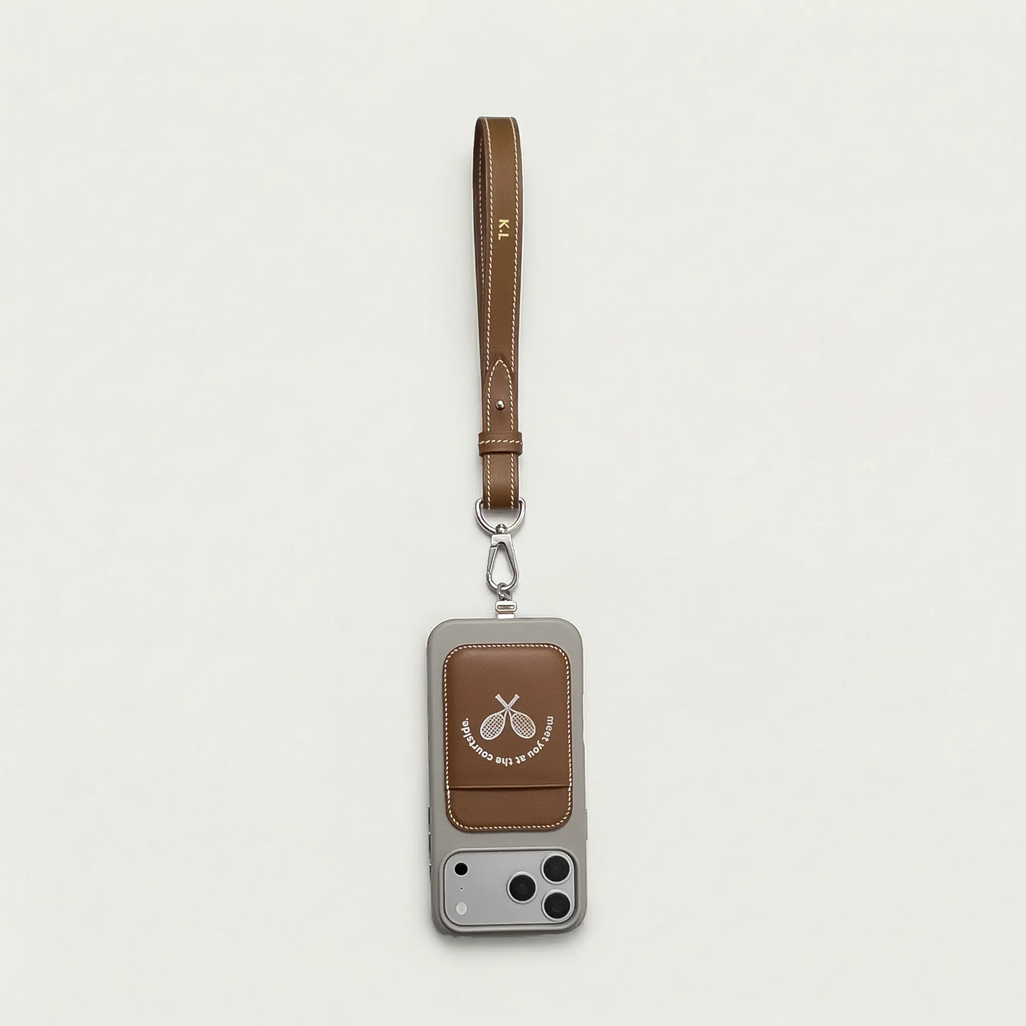 Phone Wrist strap - Saddle Tan
