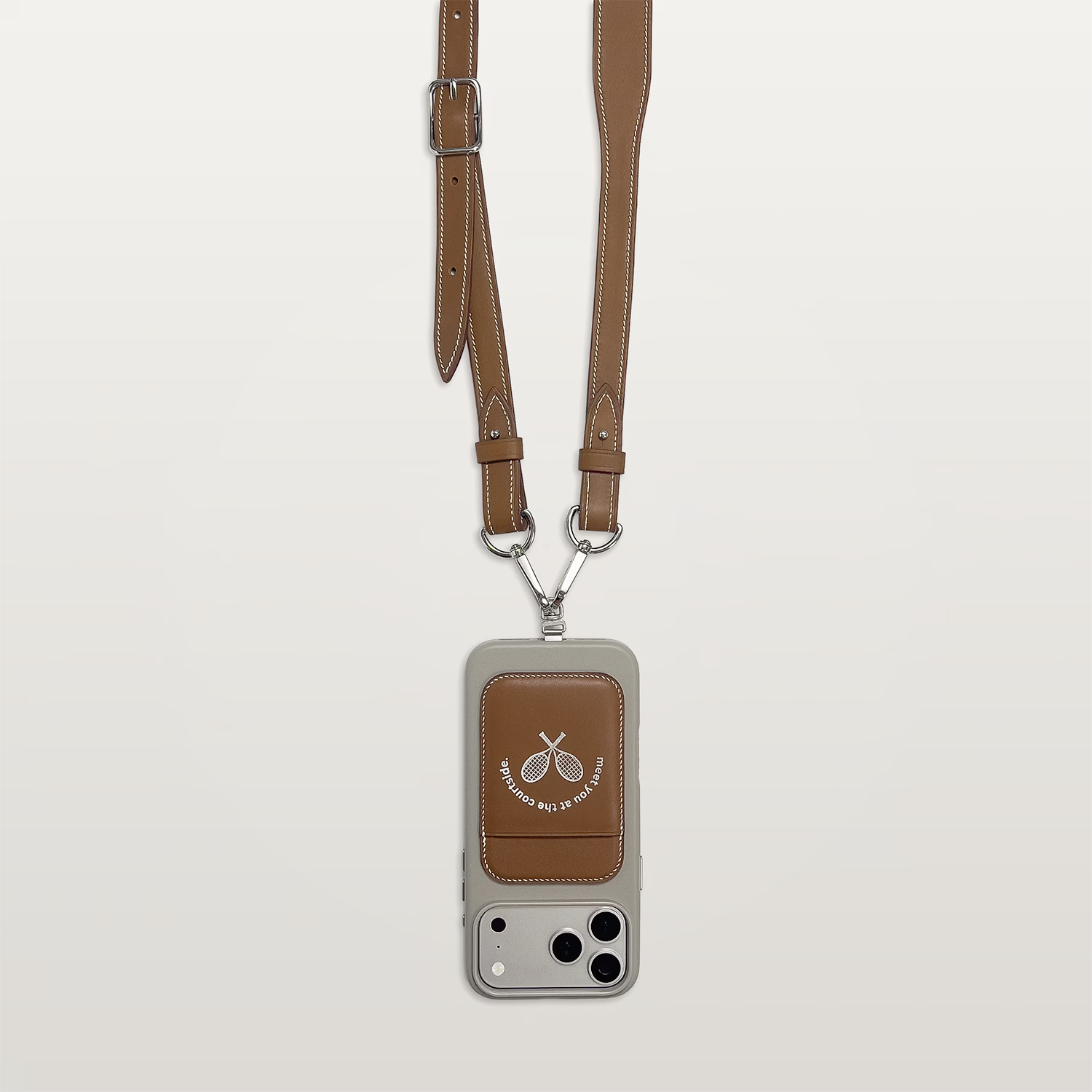 Lanyard Strap — Saddle Tan