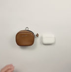 AirPods 拉鍊收納小包 – 馬鞍色